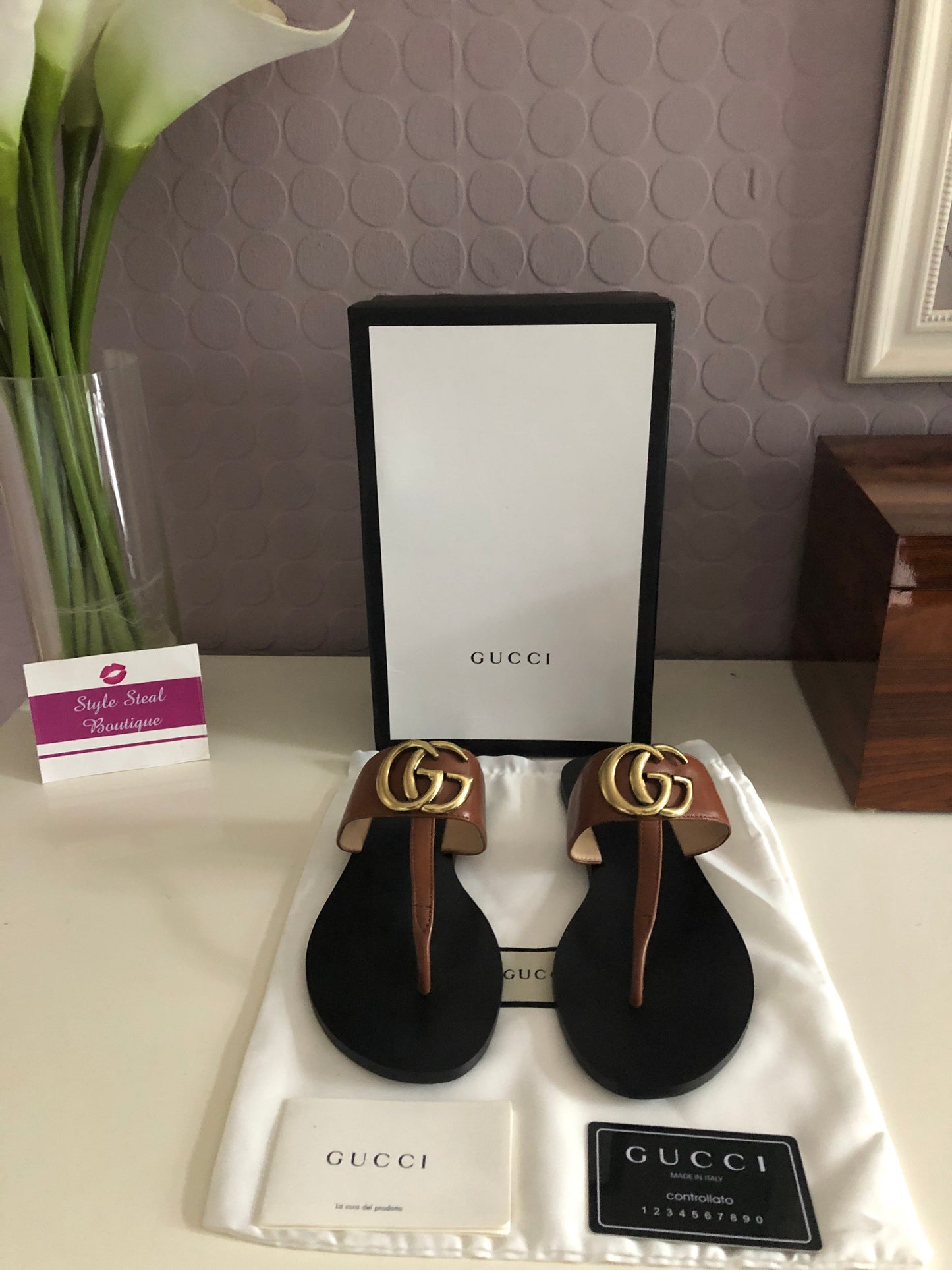 Leather Thong Sandals