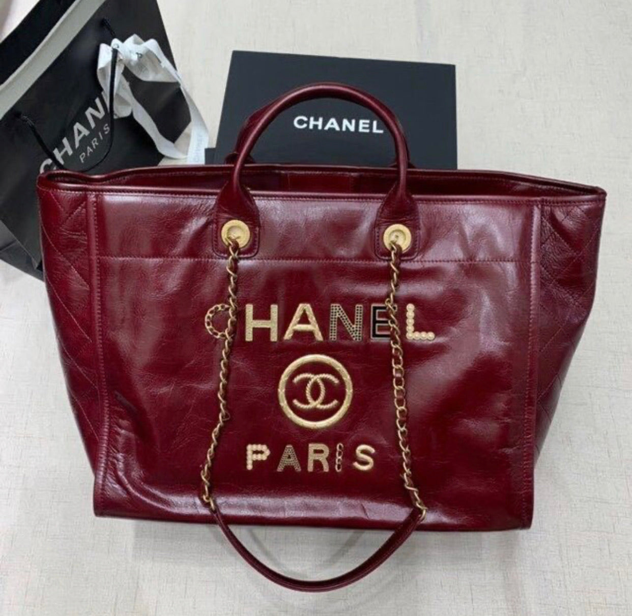 Leather Shopper