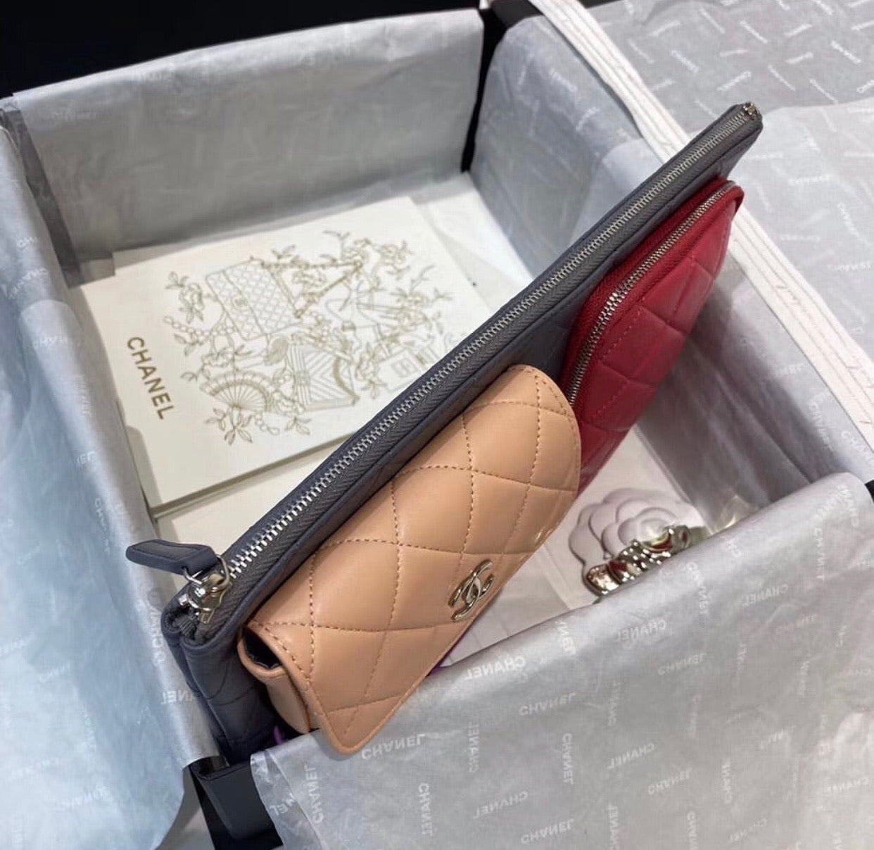 Lambskin Multi Clutch