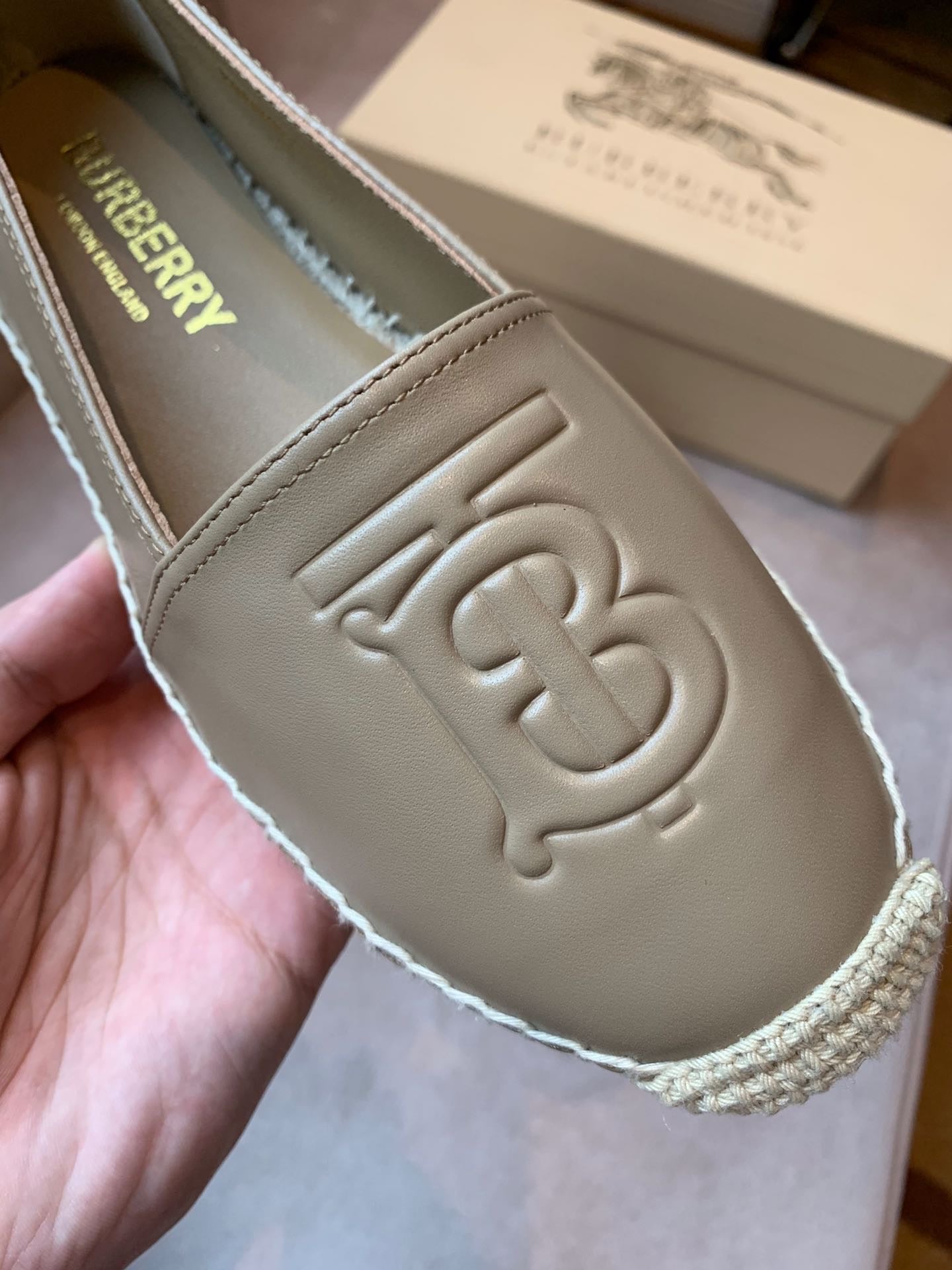 Leather Espadrilles