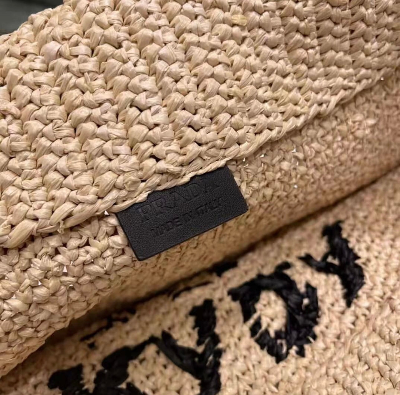 Large Raffia Tote