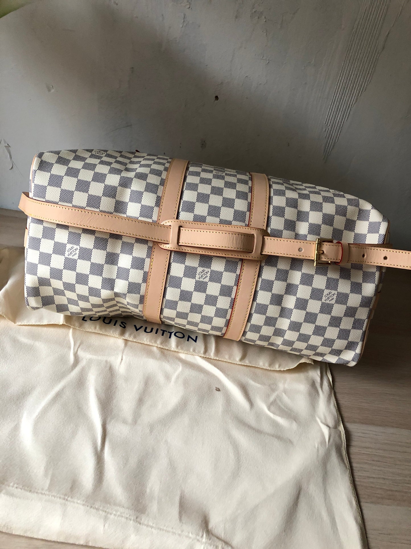 Keepall Damier Azur