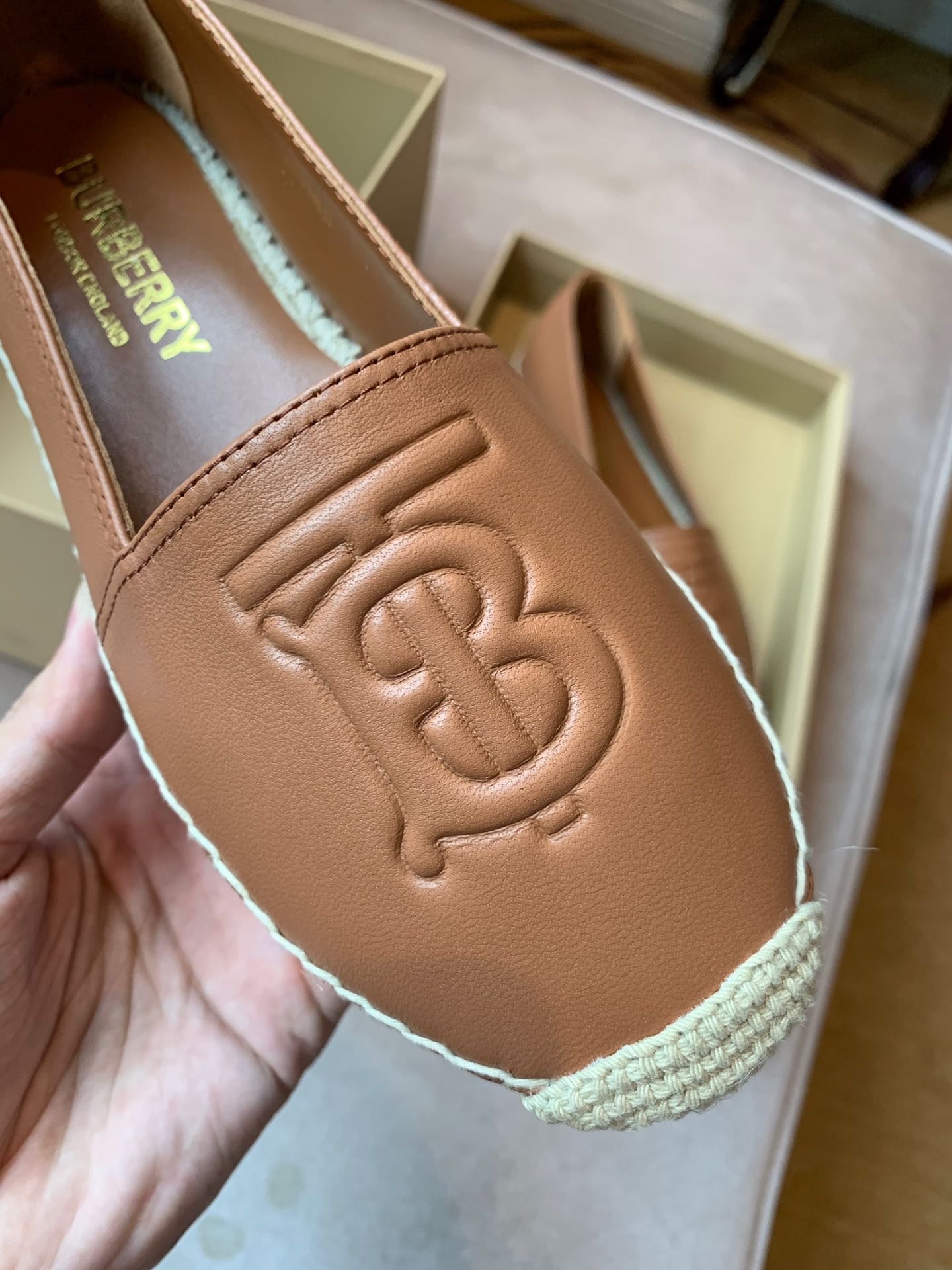 Leather Espadrilles