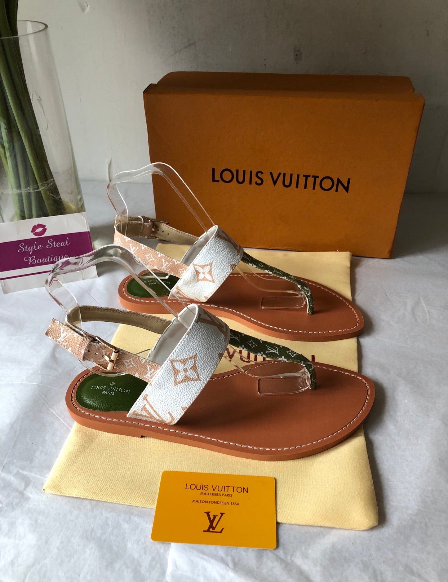 Giant Monogram Sandals