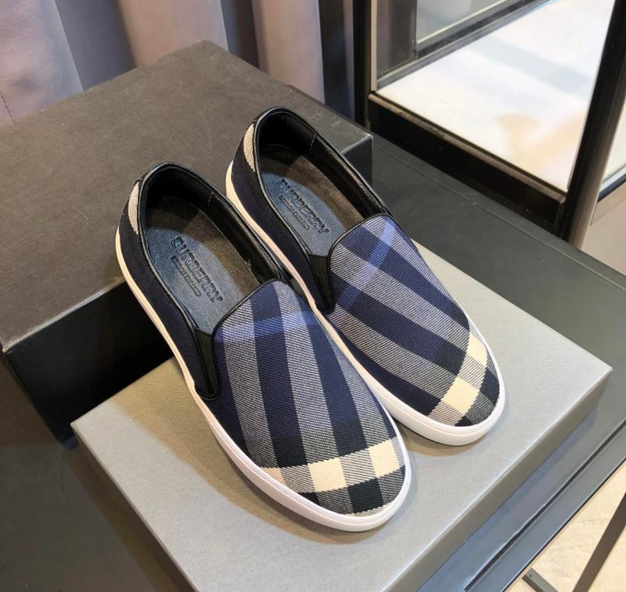 Vintage Check Trainers