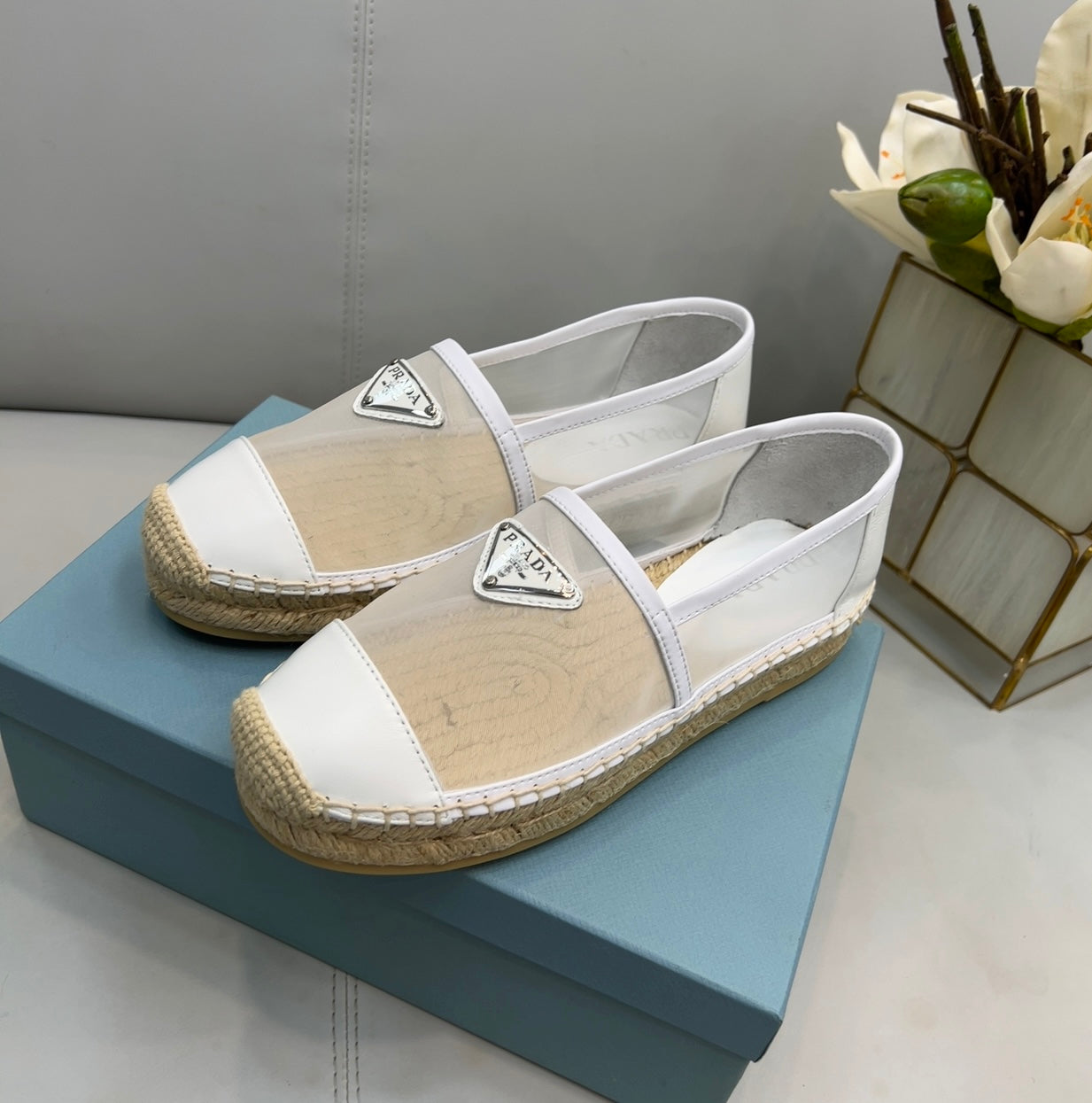 Mesh Espadrilles