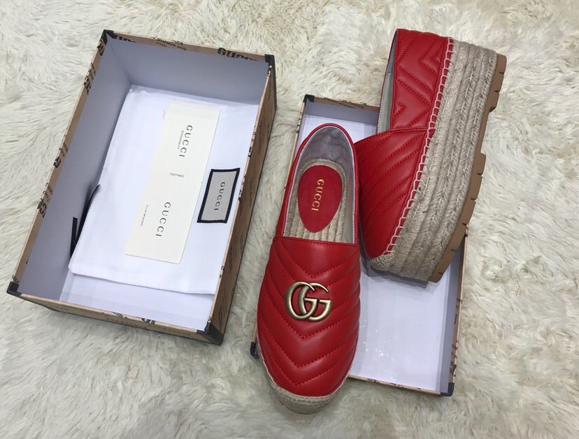 Leather Espadrilles