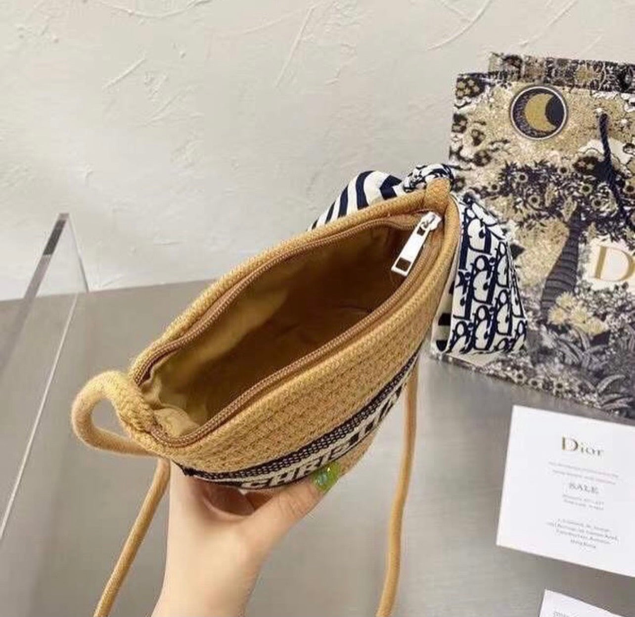 Wicker Shoulder Bag
