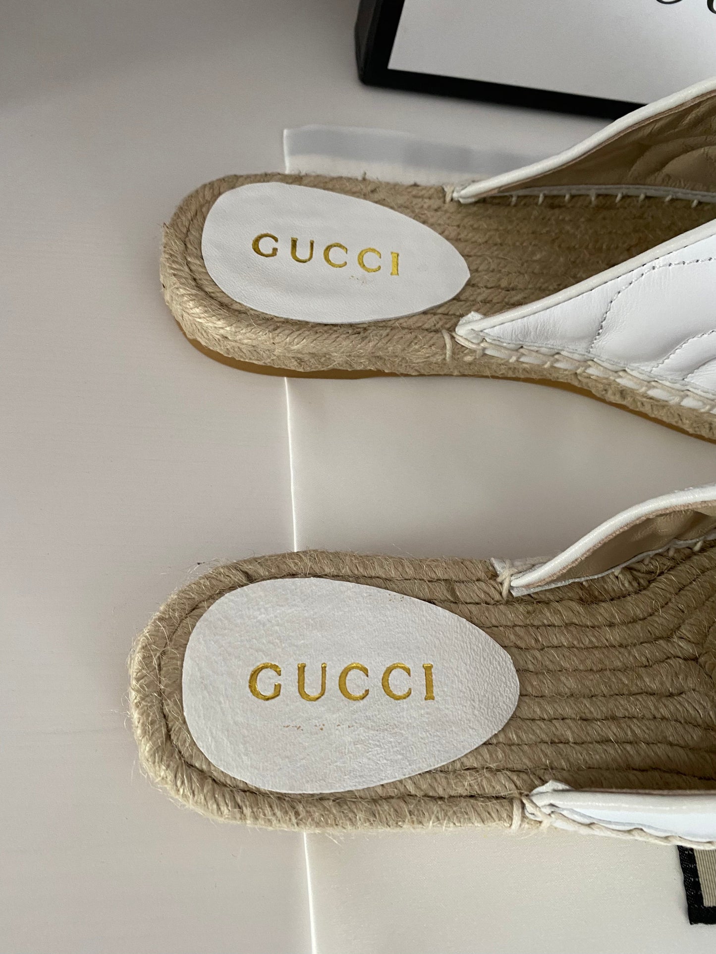 Leather Espadrilles
