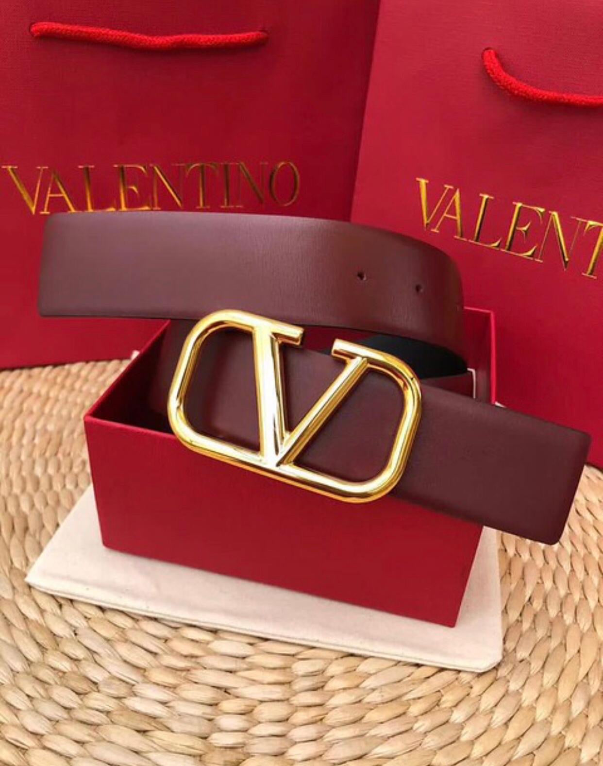 V Logo Belt