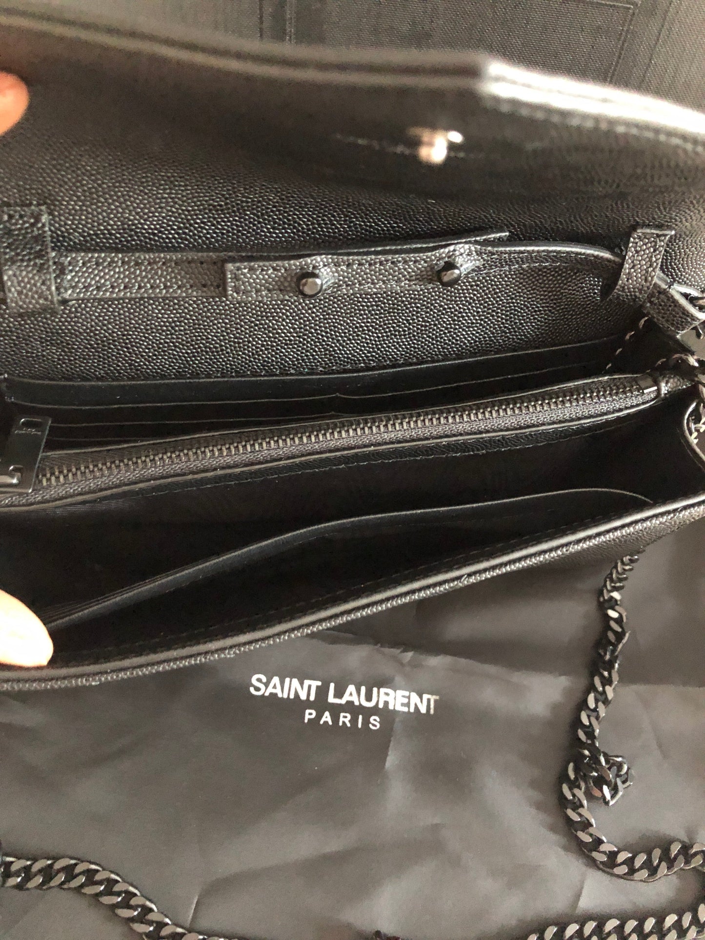 Monogram Chain Clutch