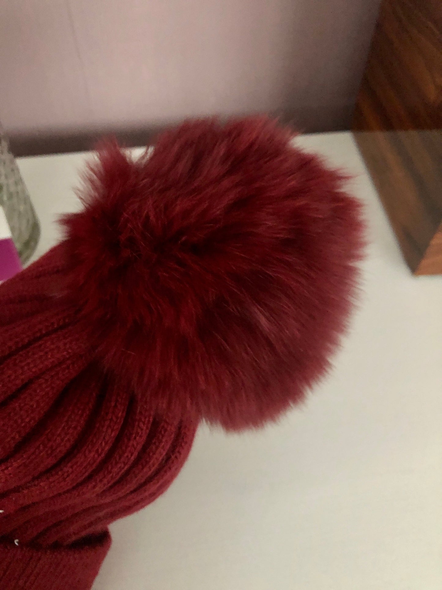 Fur Pom Hat