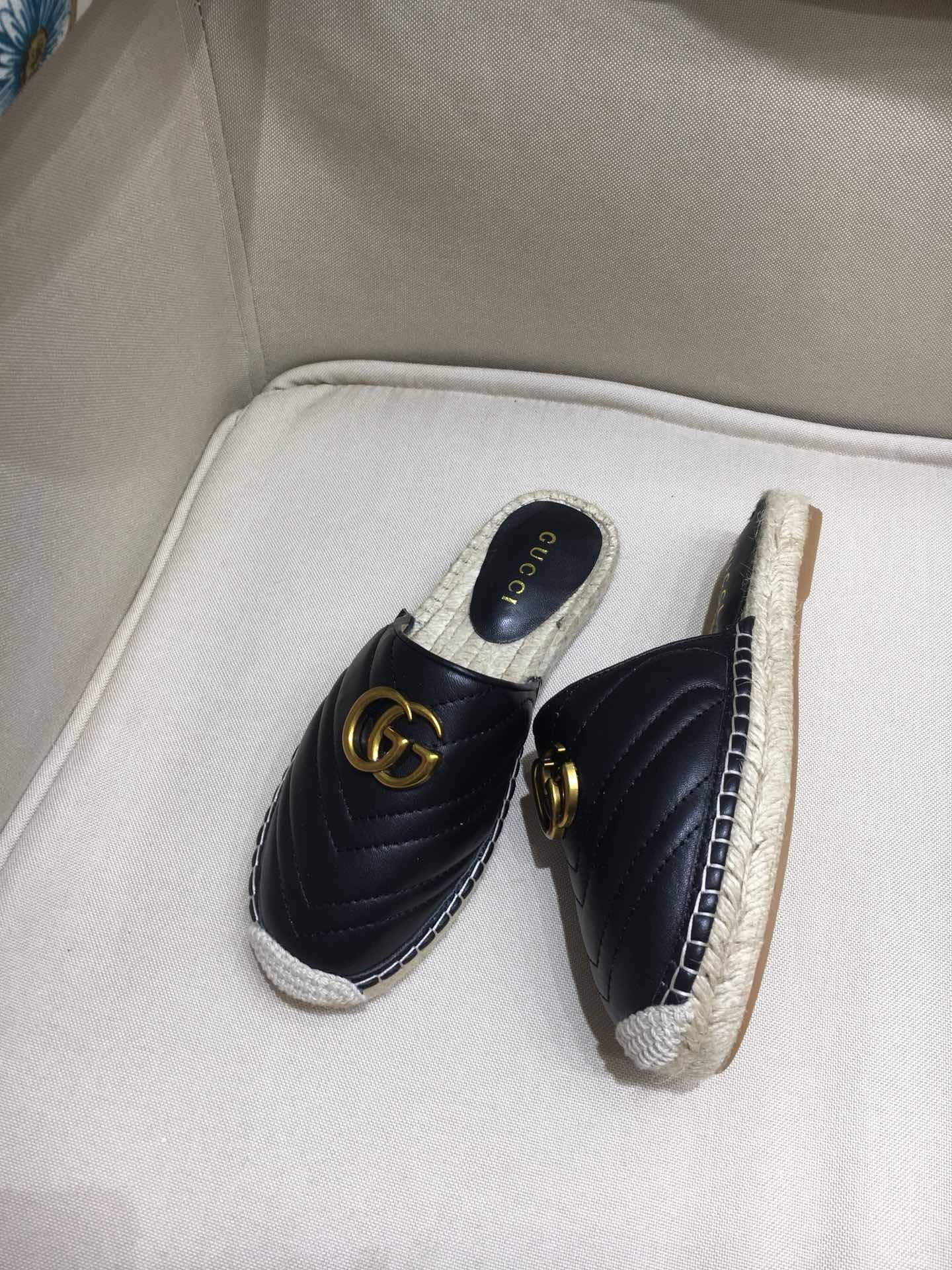 Leather Espadrilles