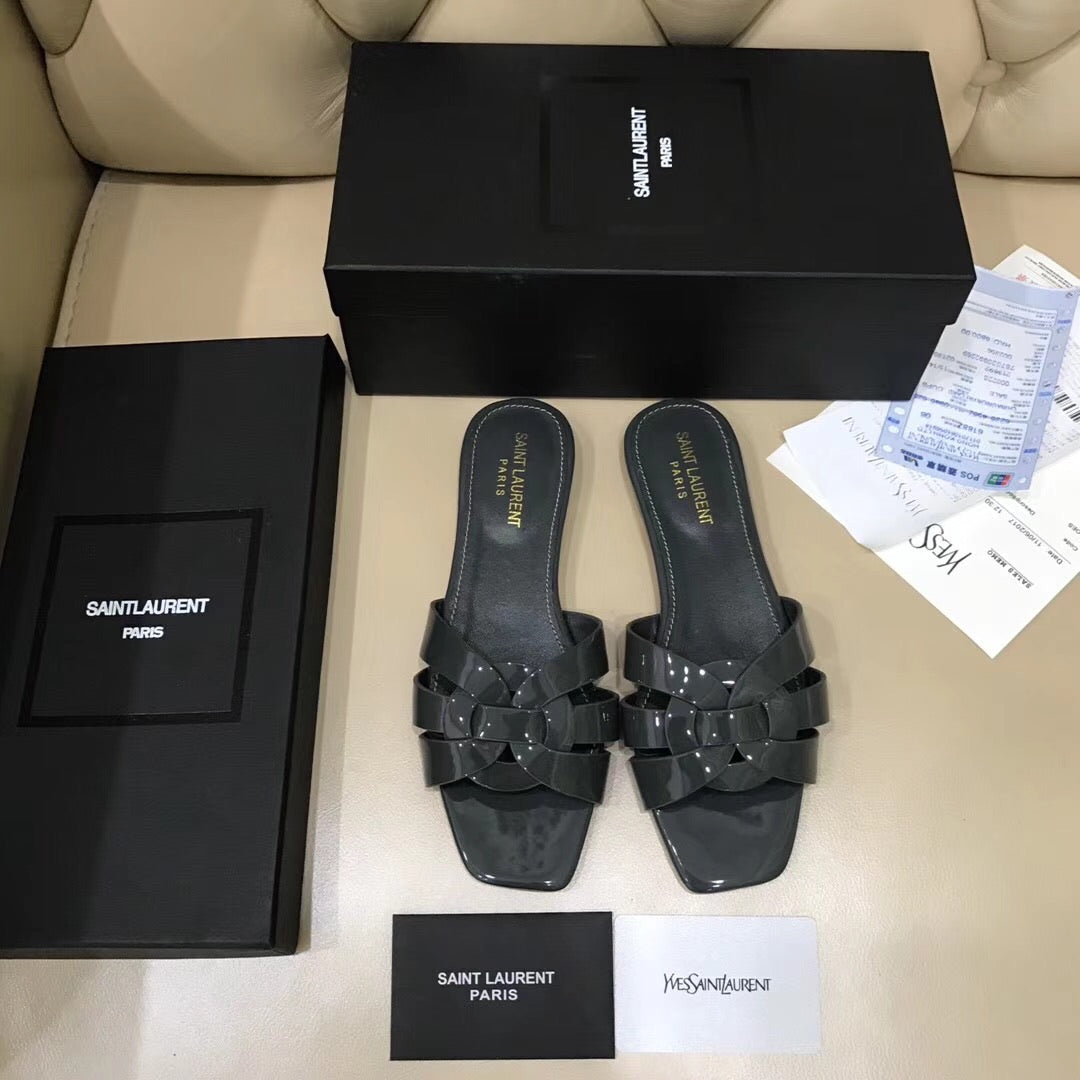 Tribute Patent Sandals