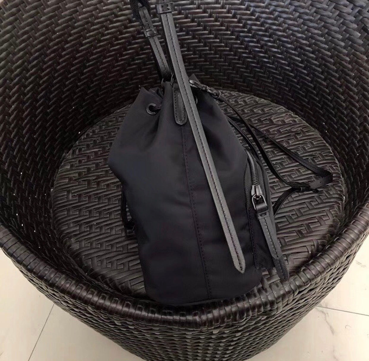 Nylon Bucket Bag