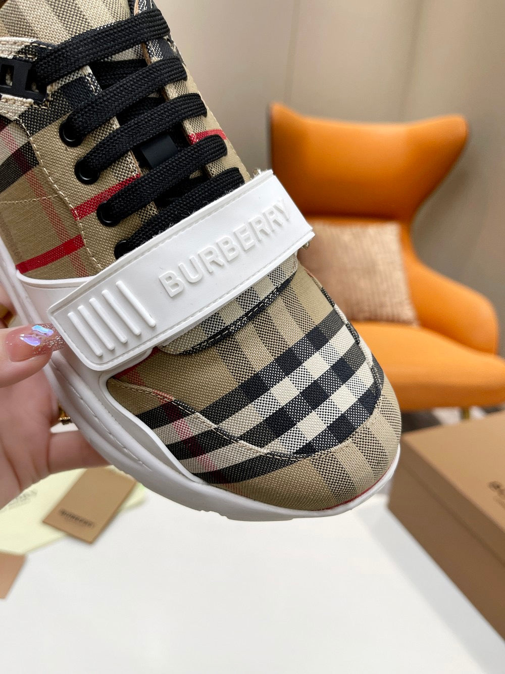 Vintage Check Trainers