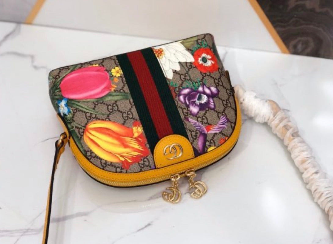 Ophidia Flora Shoulder Bag