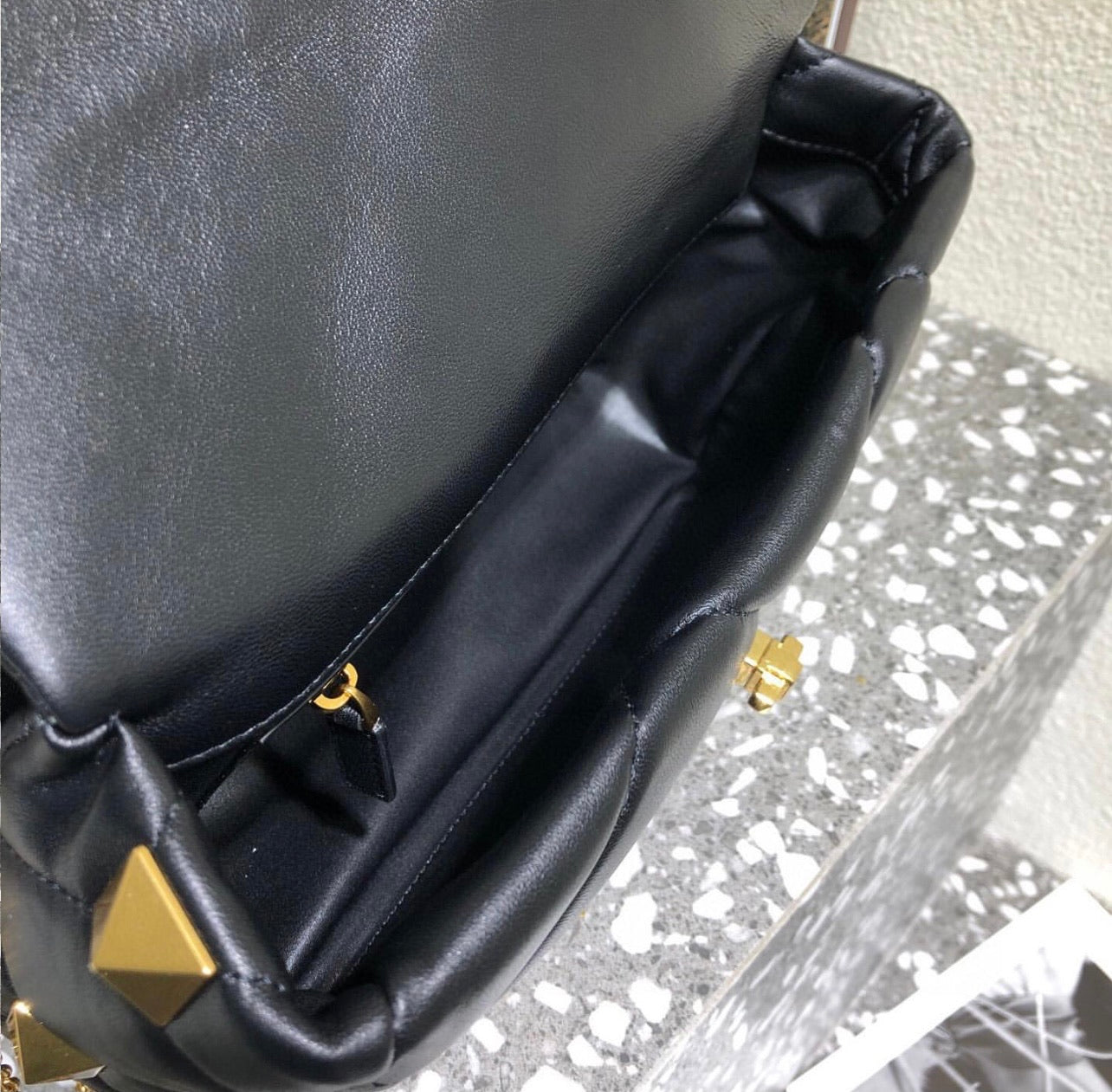 Roman Stud Shoulder Bag