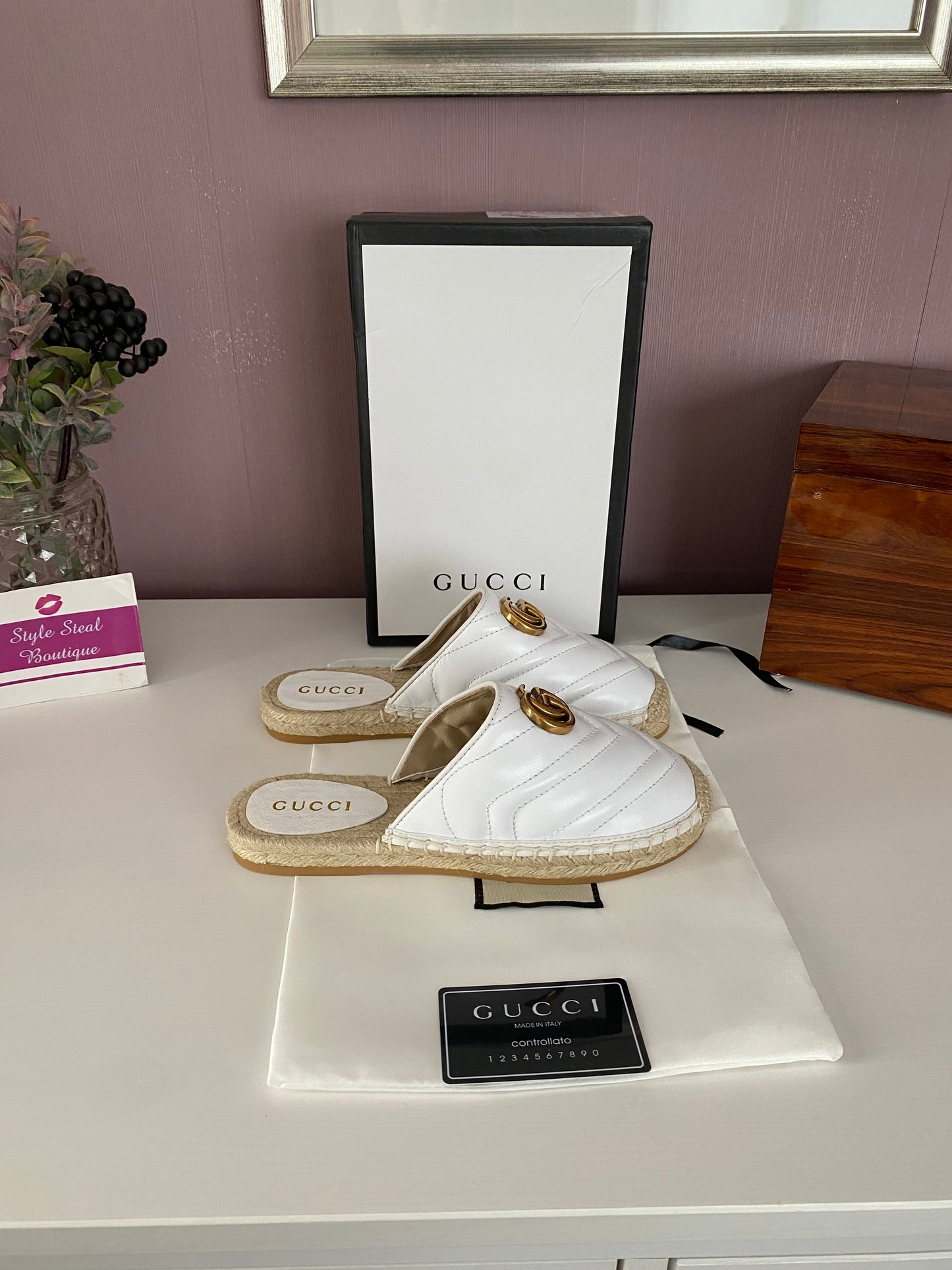 Leather Espadrilles