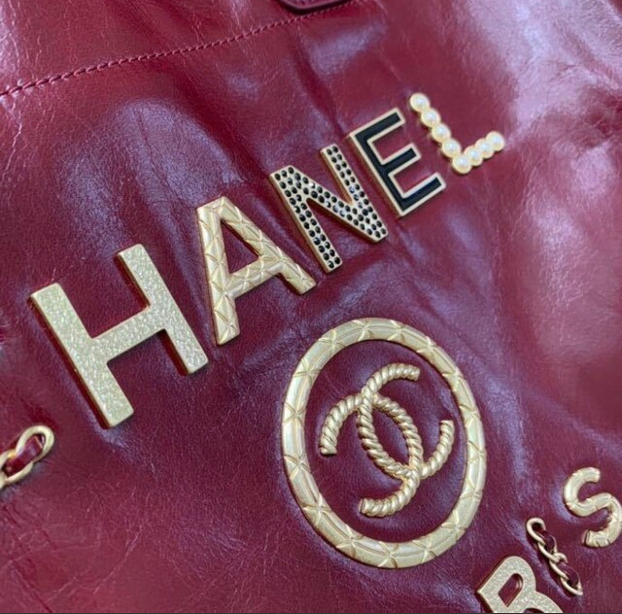 Leather Shopper