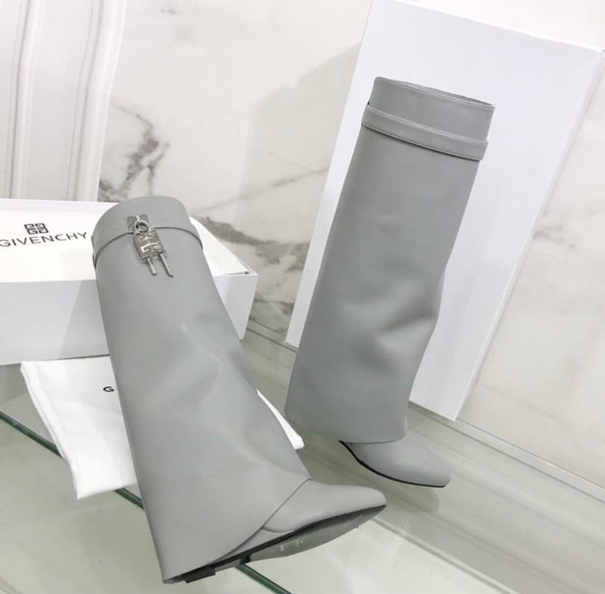 Shark Lock Boots