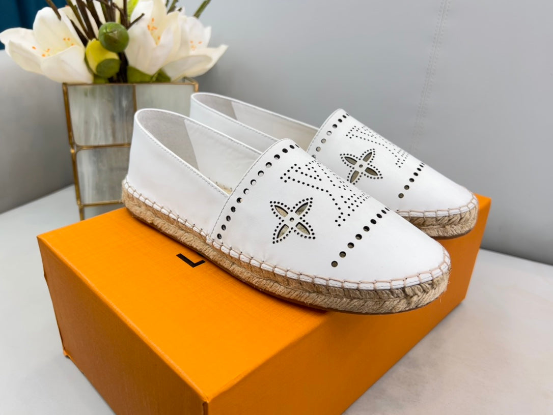 Leather Espadrilles