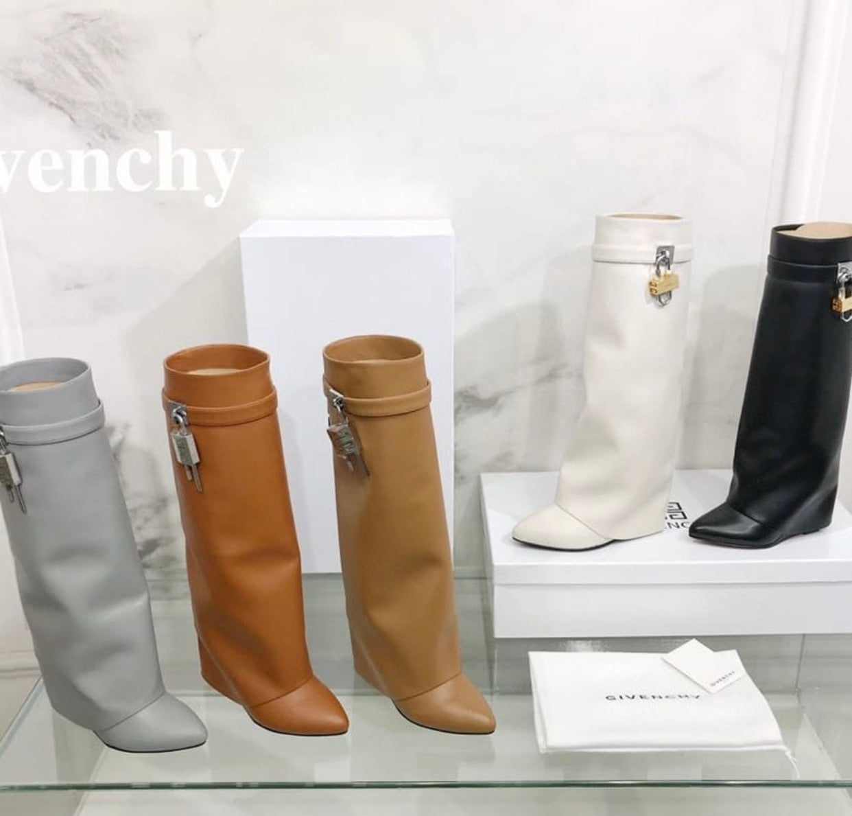 Shark Lock Boots