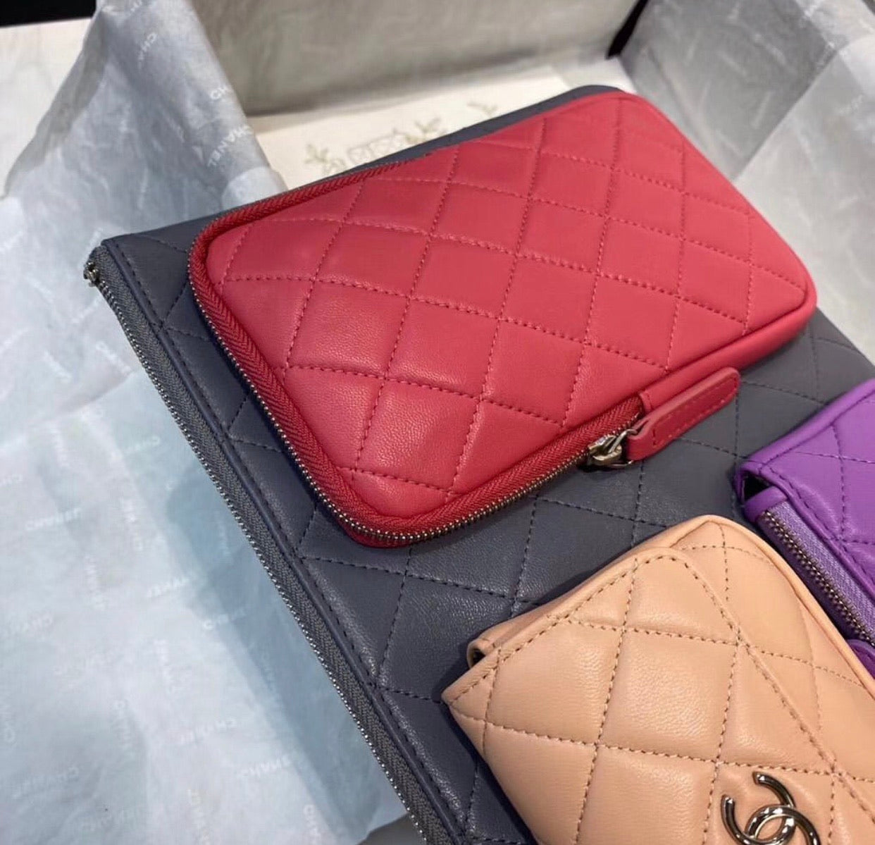 Lambskin Multi Clutch