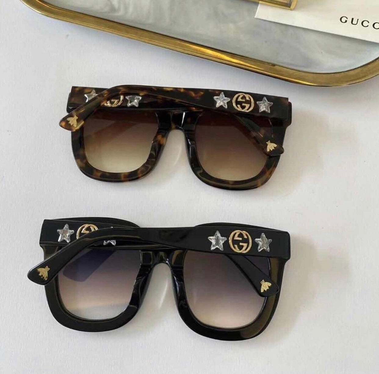 Round Frame Sunglasses with Star
