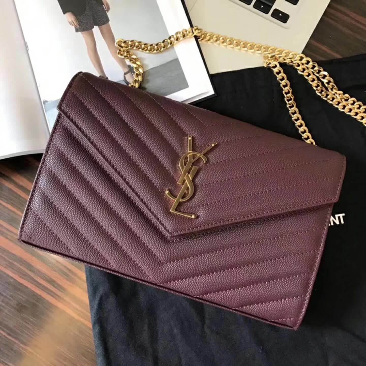 Monogram Chain Clutch