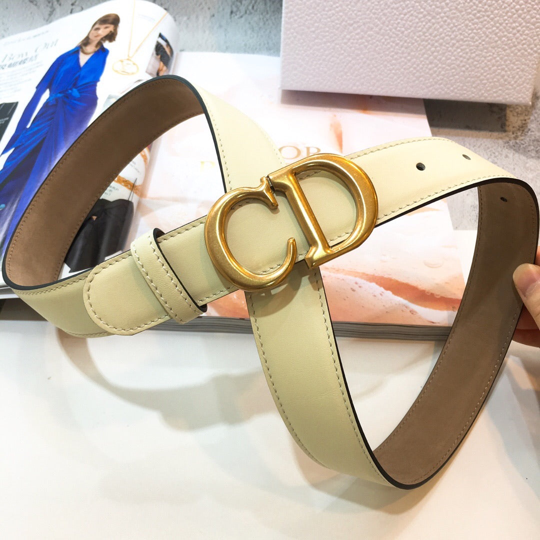 CD Leather Belt