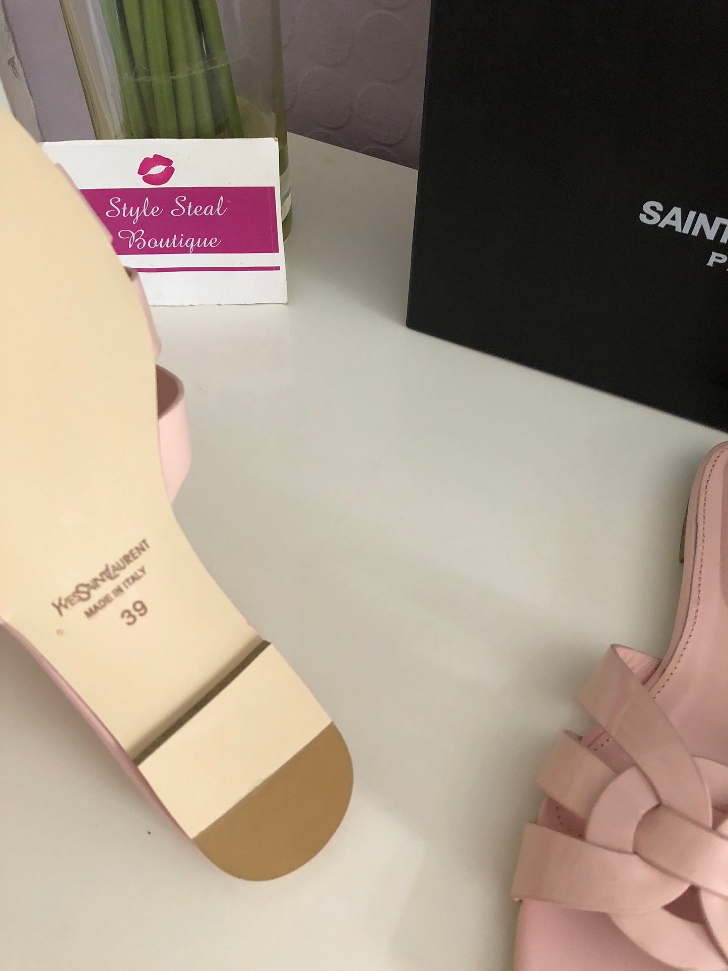 Tribute Patent Sandals