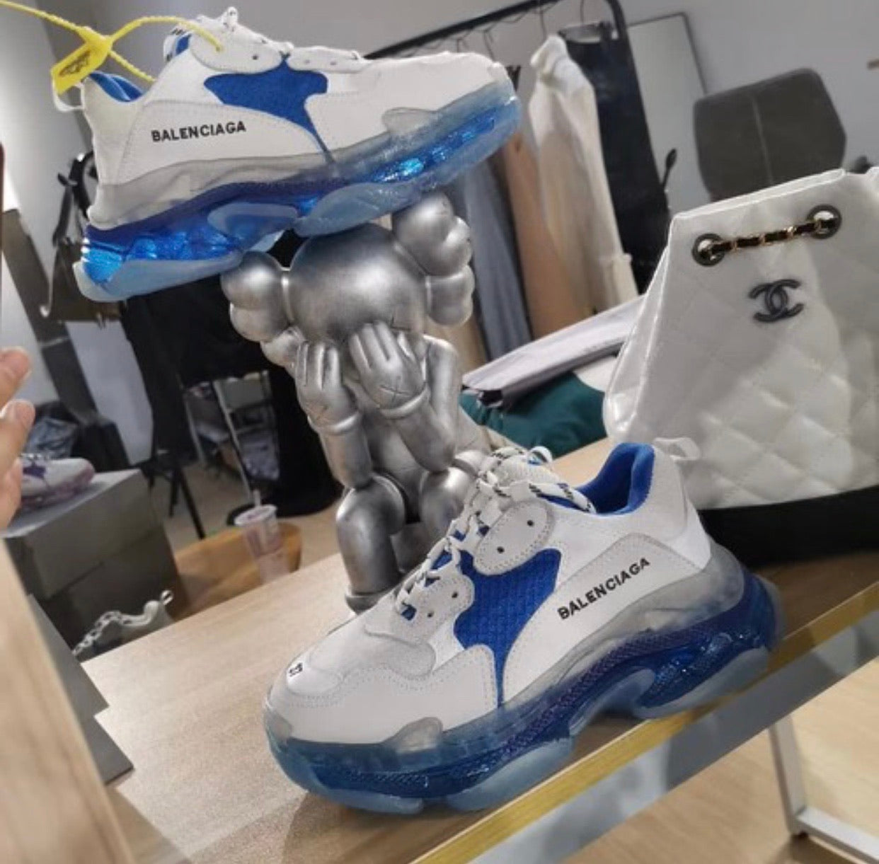 Triple S Clear Sole Whites