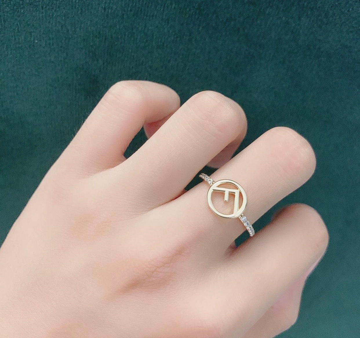 F Logo Ring