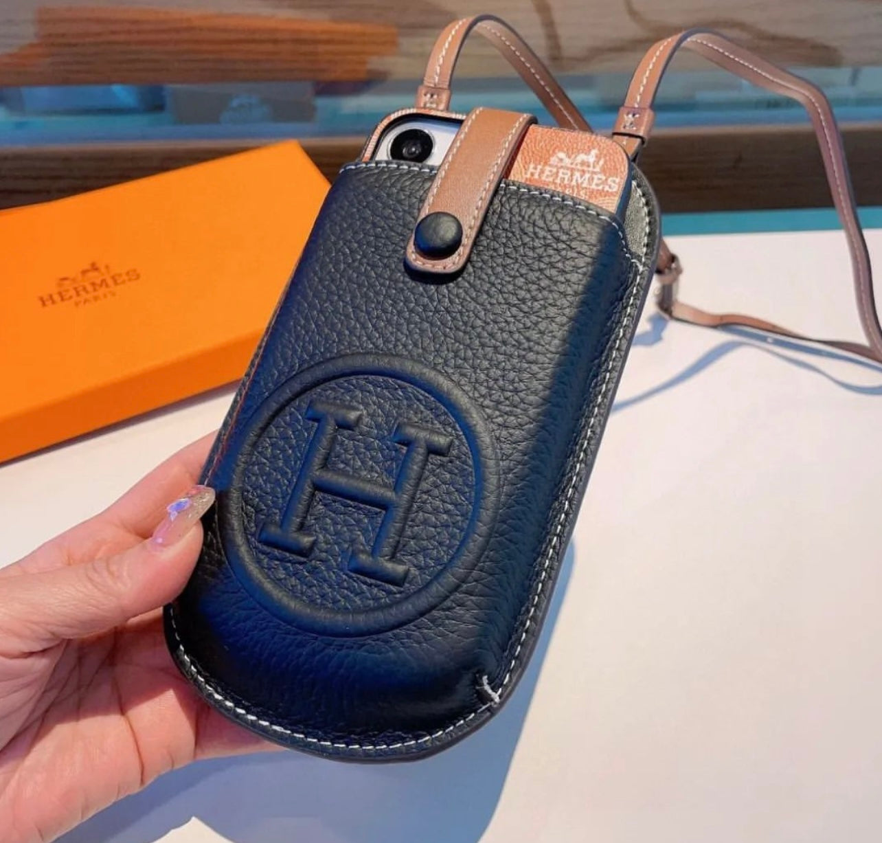 Leather Phone Pouch