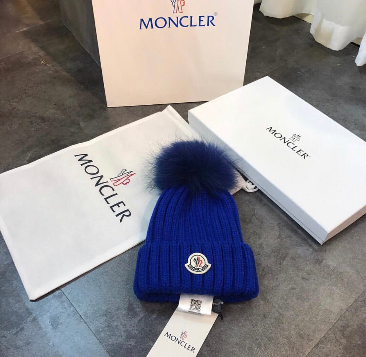 Fur Pom Hat