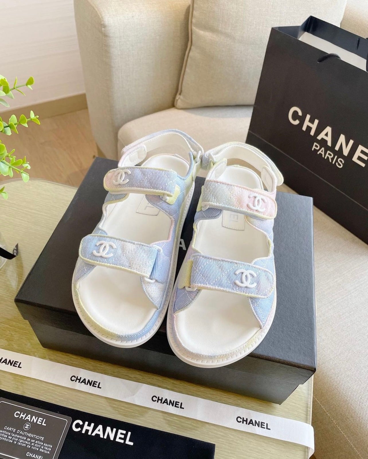 CC Pastel Dad Sandals