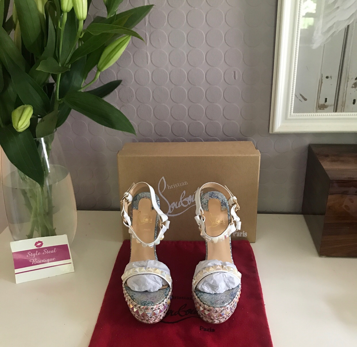 Glitter Wedges