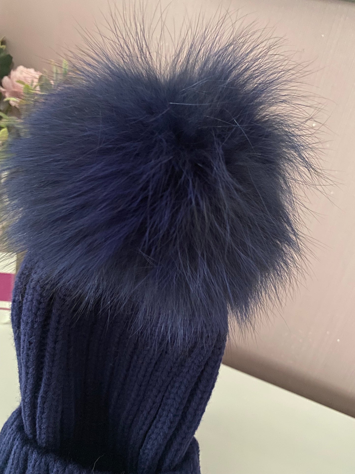 Fur Pom Hat