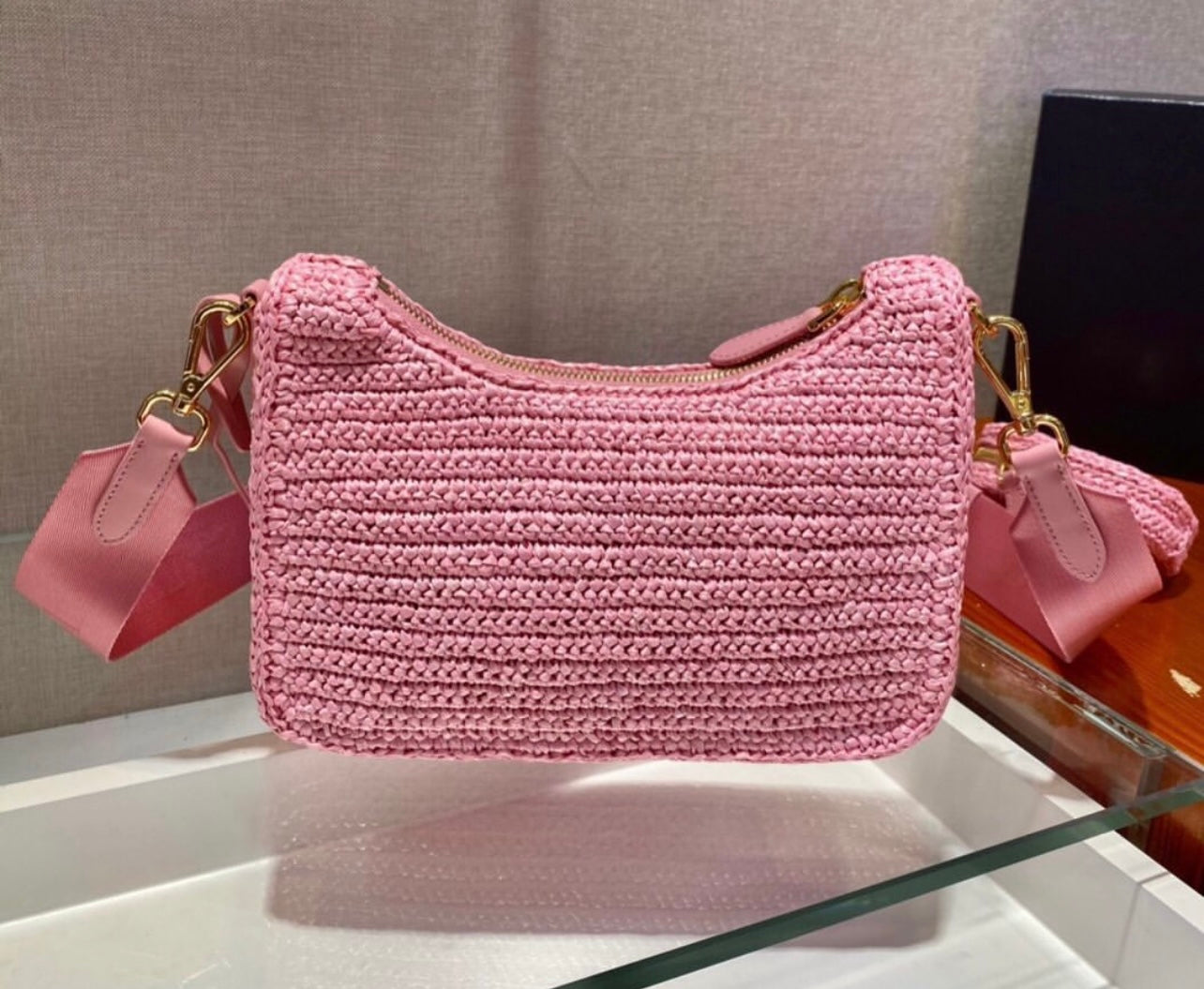Re Edition Raffia Bag