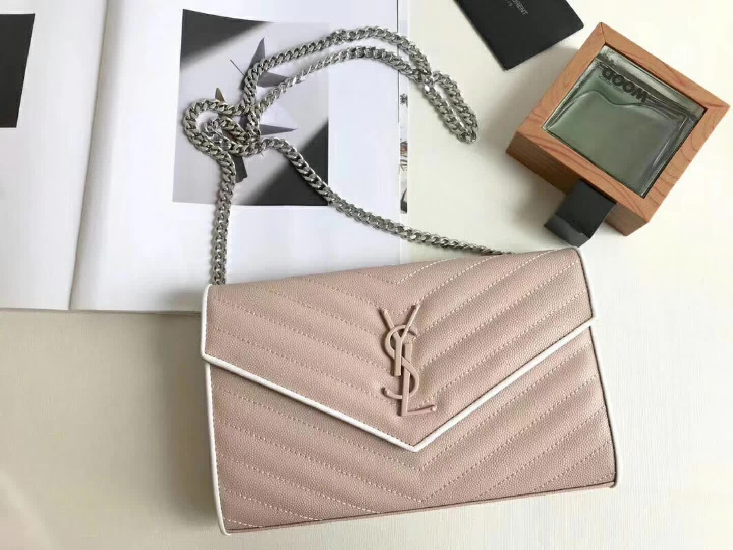 Monogram Chain Clutch