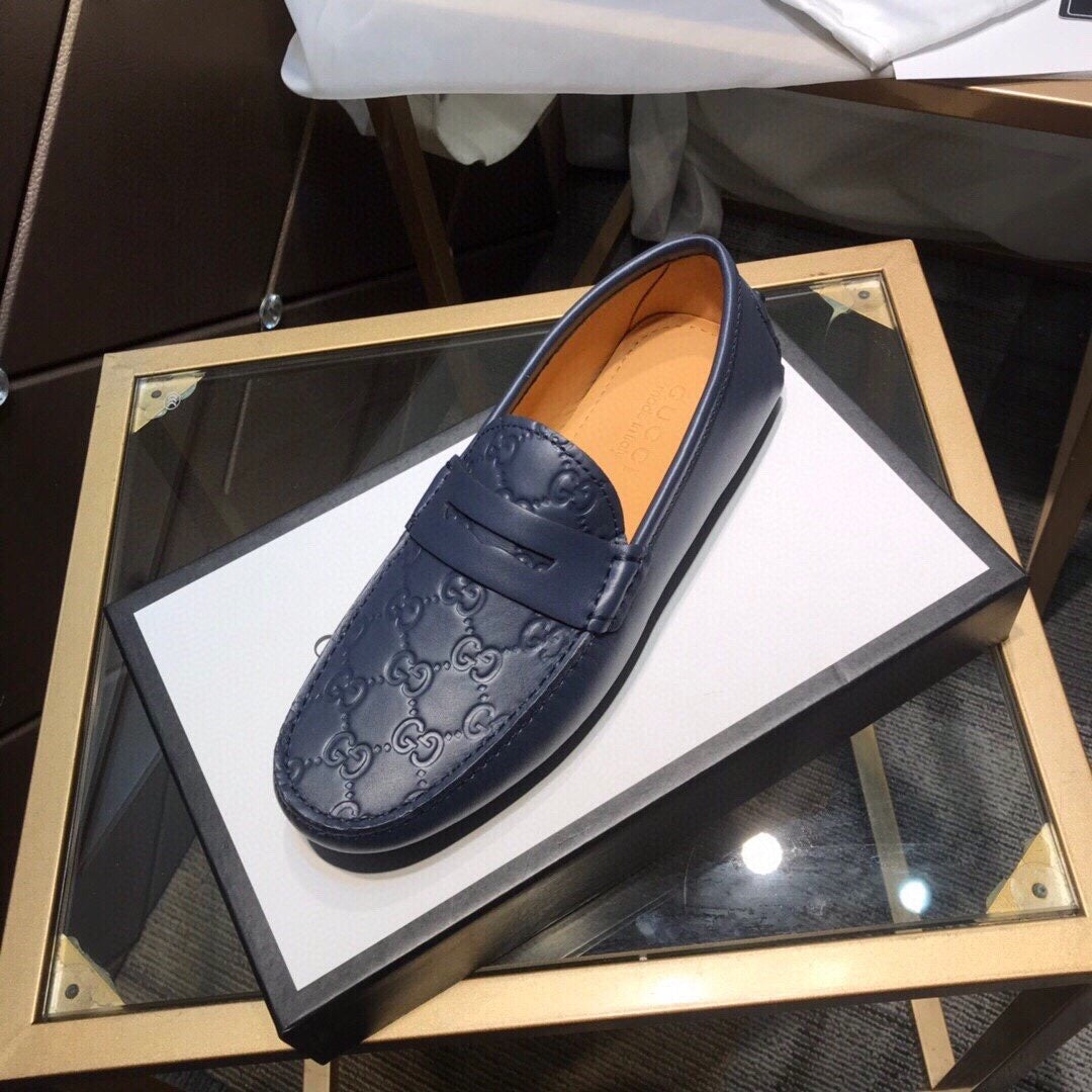 Embossed Loafers