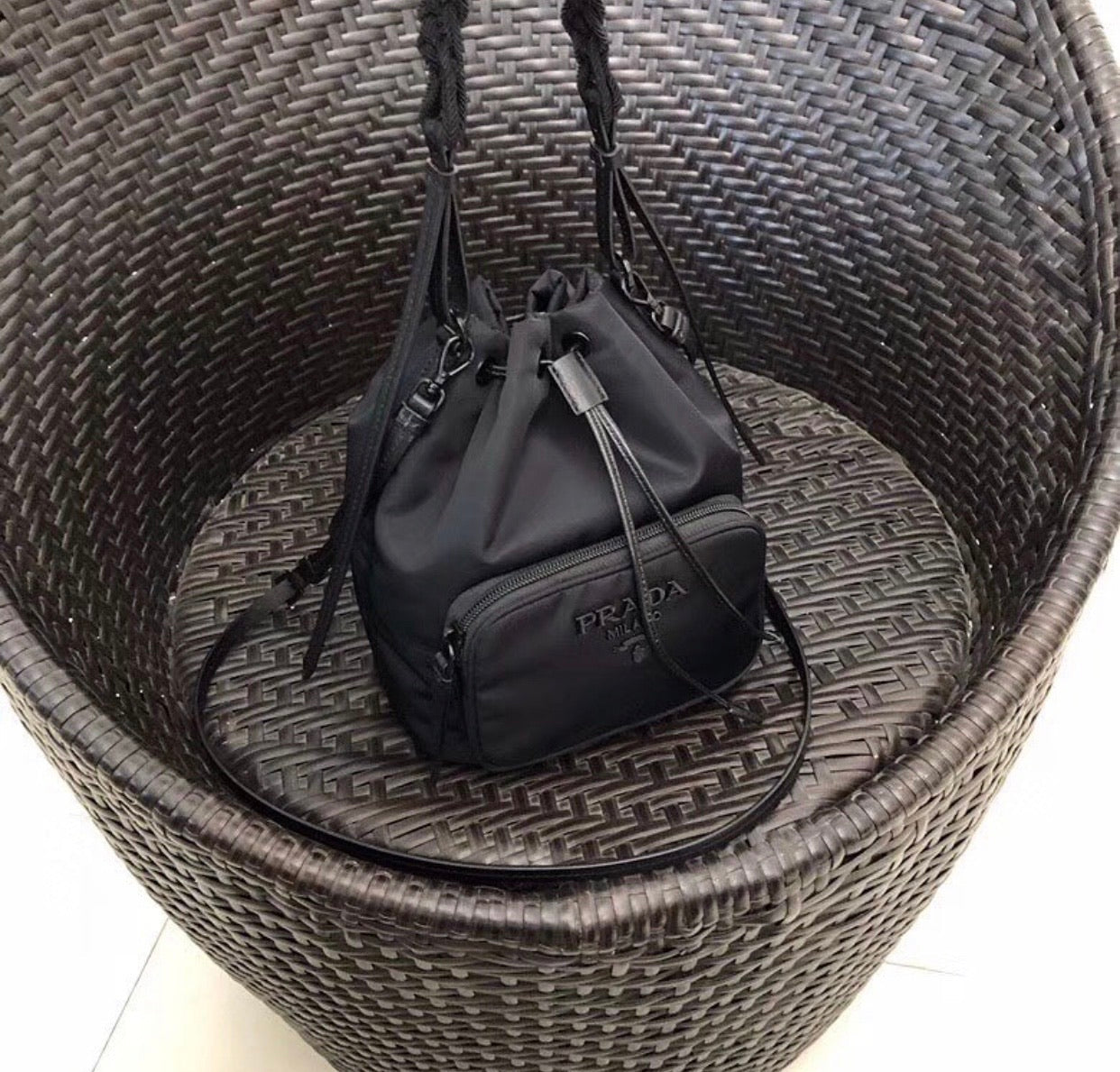 Nylon Bucket Bag