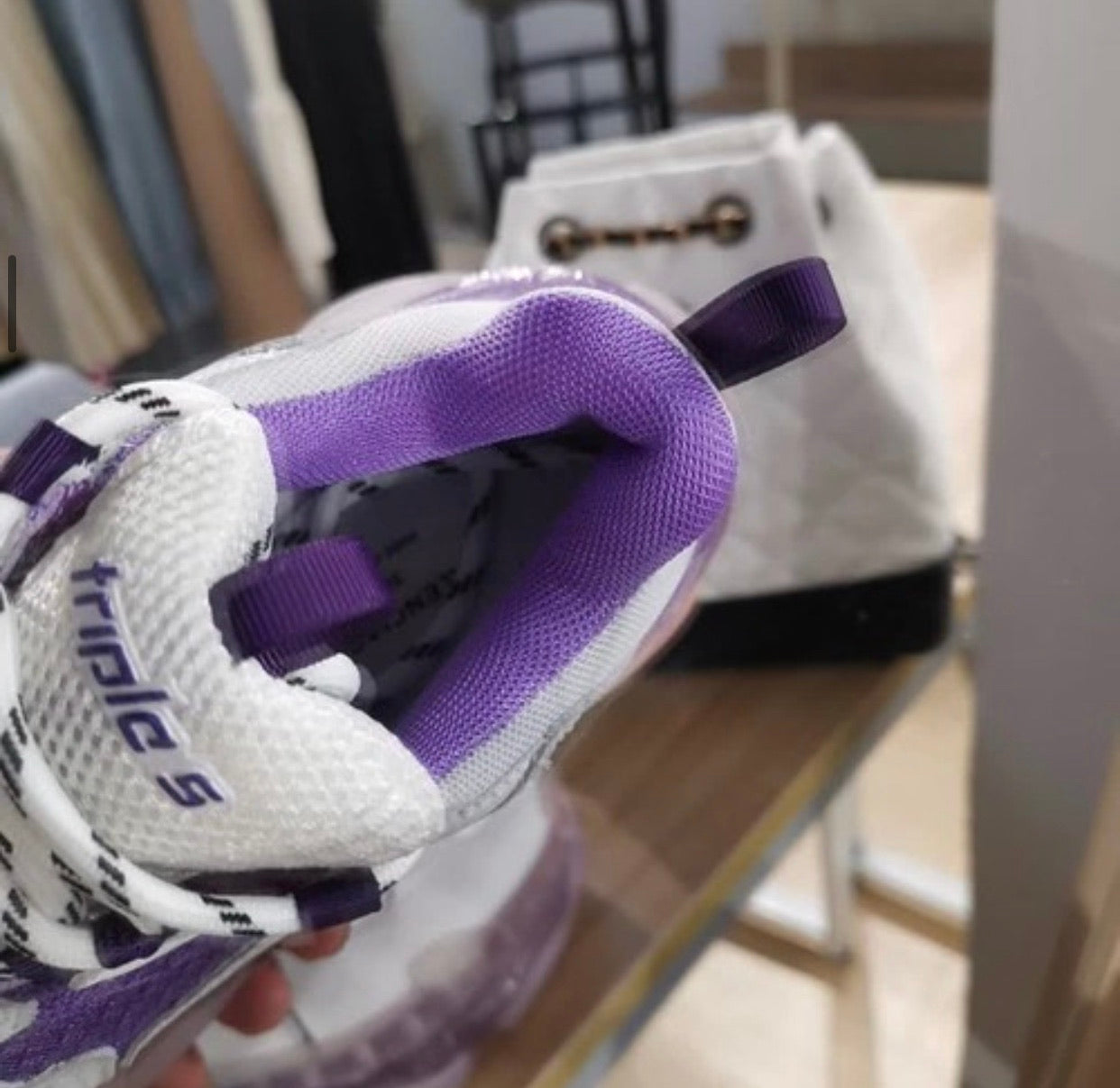 Triple S Clear Sole Whites