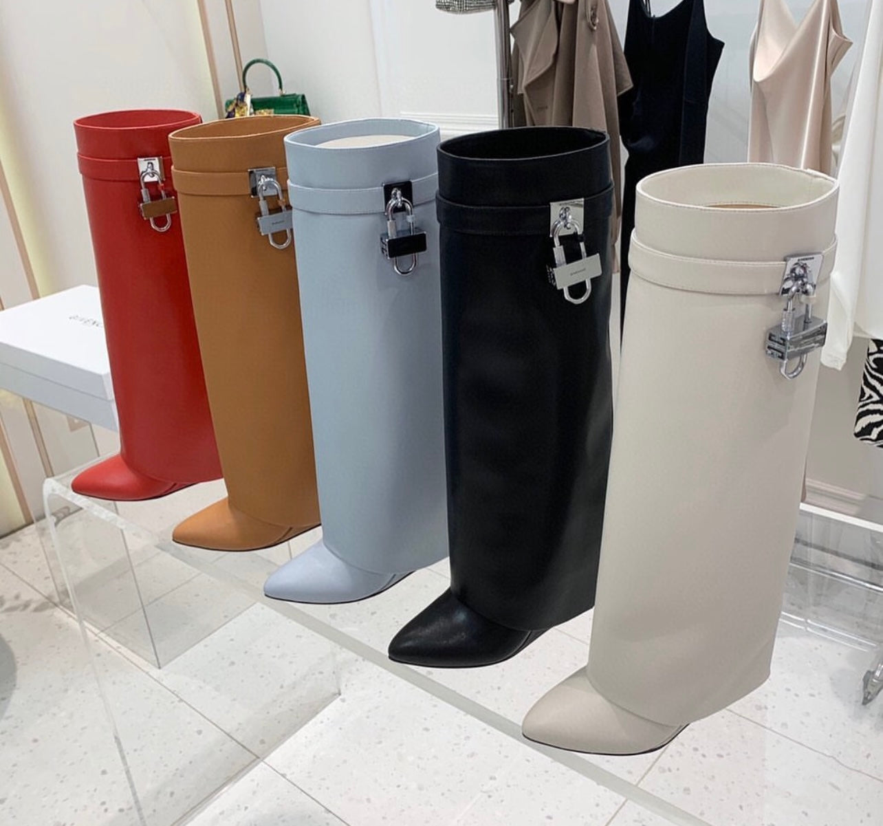Shark Lock Boots