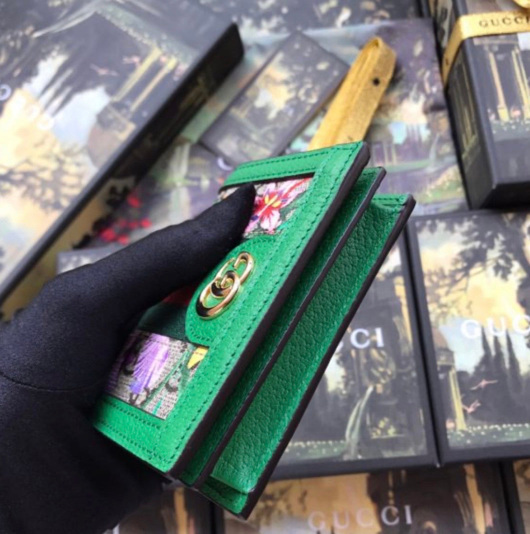 GG Flora Card Wallet