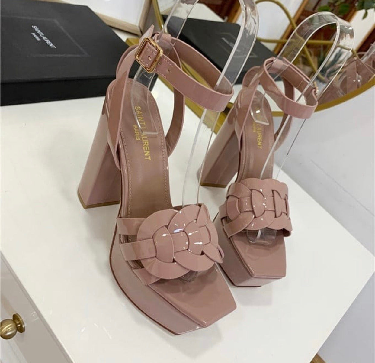Tribute Patent Sandals