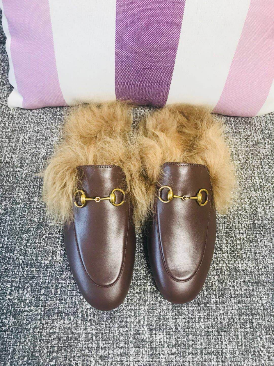 Princetown Fur Slippers