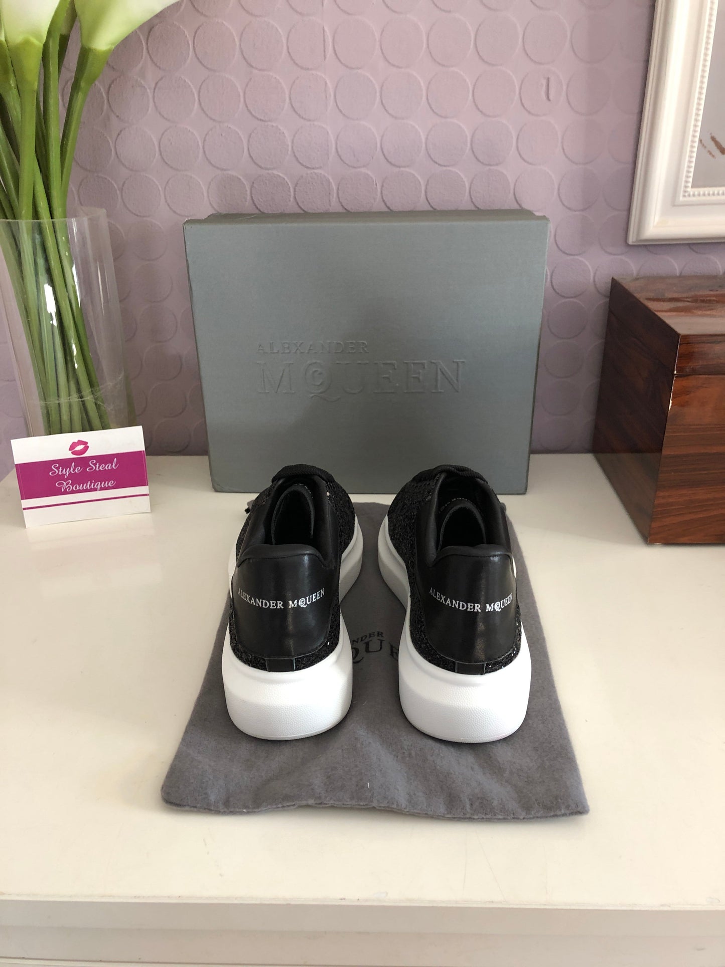 Oversized Sneaker Glitter