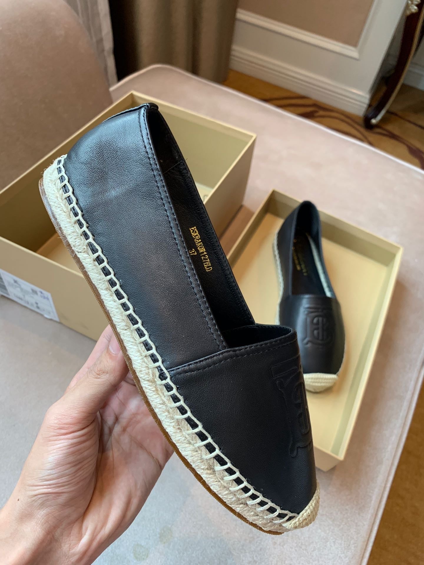 Leather Espadrilles